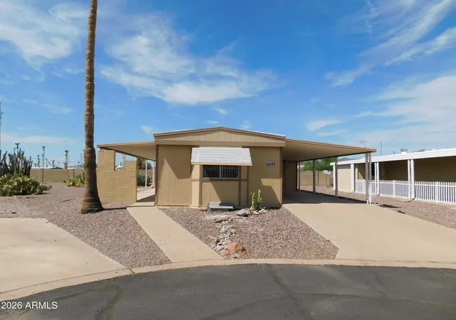 Photo 1 of Manufactured home for sale at 53 N Mountain Rd #20, Apache Junction, AZ 85120 | MLS# 7070884 | Listing updated on 2026-08-25