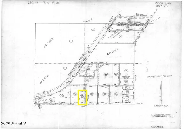 Photo 3 of Land for sale at 2379 E Dragoon Rd, Cochise, AZ 85606 | MLS# 7072569 | Listing updated on 2026-09-16