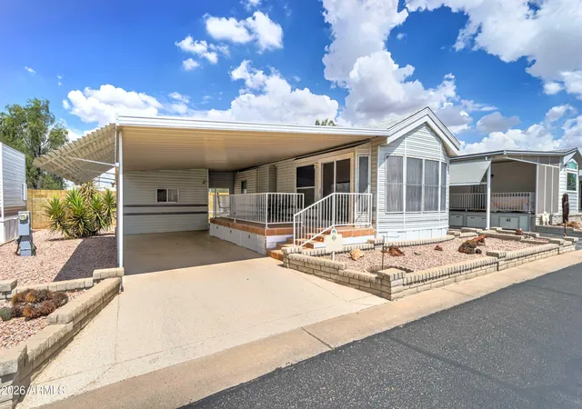Photo 1 of Manufactured home for sale at 111 S Greenfield Rd #822, Mesa, AZ 85206 | MLS# 7071308 | Listing updated on 2026-08-29
