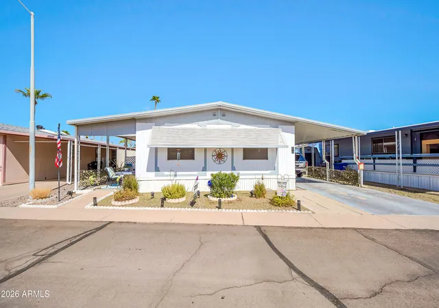 Photo 1 of Manufactured home for sale at 3300 E Broadway Road #63, Mesa, AZ 85204 | MLS# 7072188 | Listing updated on 2026-09-12