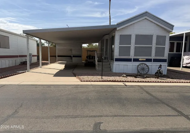 Photo 1 of Manufactured home for sale at 7750 E Broadway Rd #16, Mesa, AZ 85208 | MLS# 7072796 | Listing updated on 2026-09-01