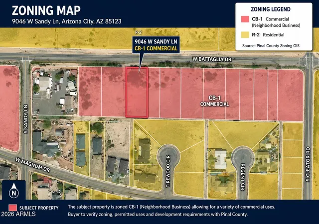 Photo 1 of Land for sale at 9046 W Sandy Ln #2969, Arizona City, AZ 85123 | MLS# 7072208 | Listing updated on 2026-08-27