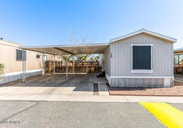 Photo 1 of Manufactured home for sale at 8427 W Glendale Ave #15, Glendale, AZ 85305 | MLS# 7072965 | Listing updated on 2026-09-15