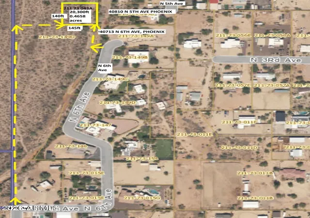 Photo 3 of Land for sale at 40720 N 6th Avenue, Phoenix, AZ 85086 | MLS# 7073525 | Listing updated on 2026-08-31