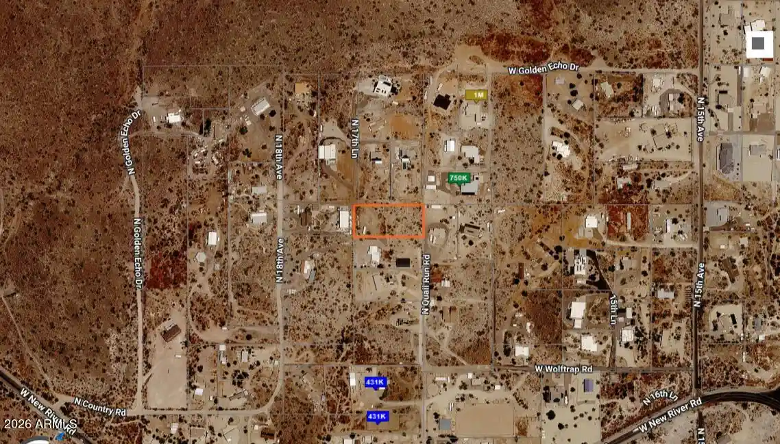 Photo 1 of Land for sale at 47844 N 17th Avenue #1, New River, AZ 85087 | MLS# 7079869 | Listing updated on 2026-10-06