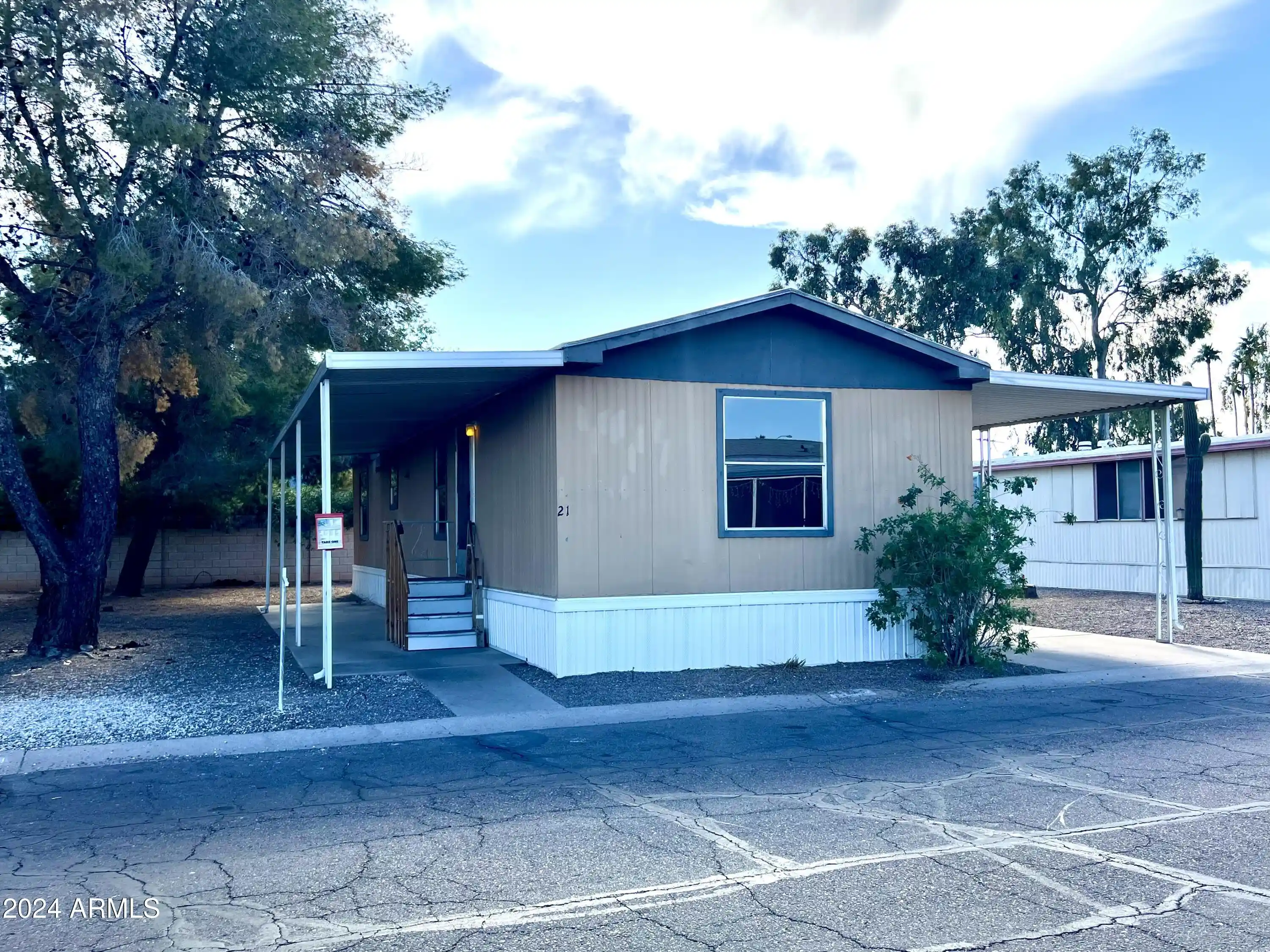 Photo 1 of Manufactured home for sale at 535 S Alma School Rd #21, Mesa, AZ 85210 | MLS# 7079648 | Listing updated on 2026-09-13