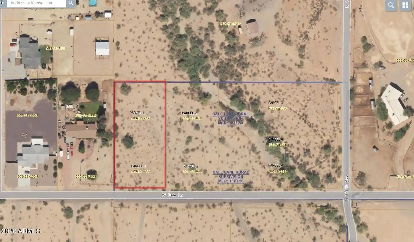 Photo 1 of Sale Pending at 1682x W Dale Ln #Parcels 1, Surprise, AZ 85387 | MLS# 7079928 | Listing updated on 2026-09-24