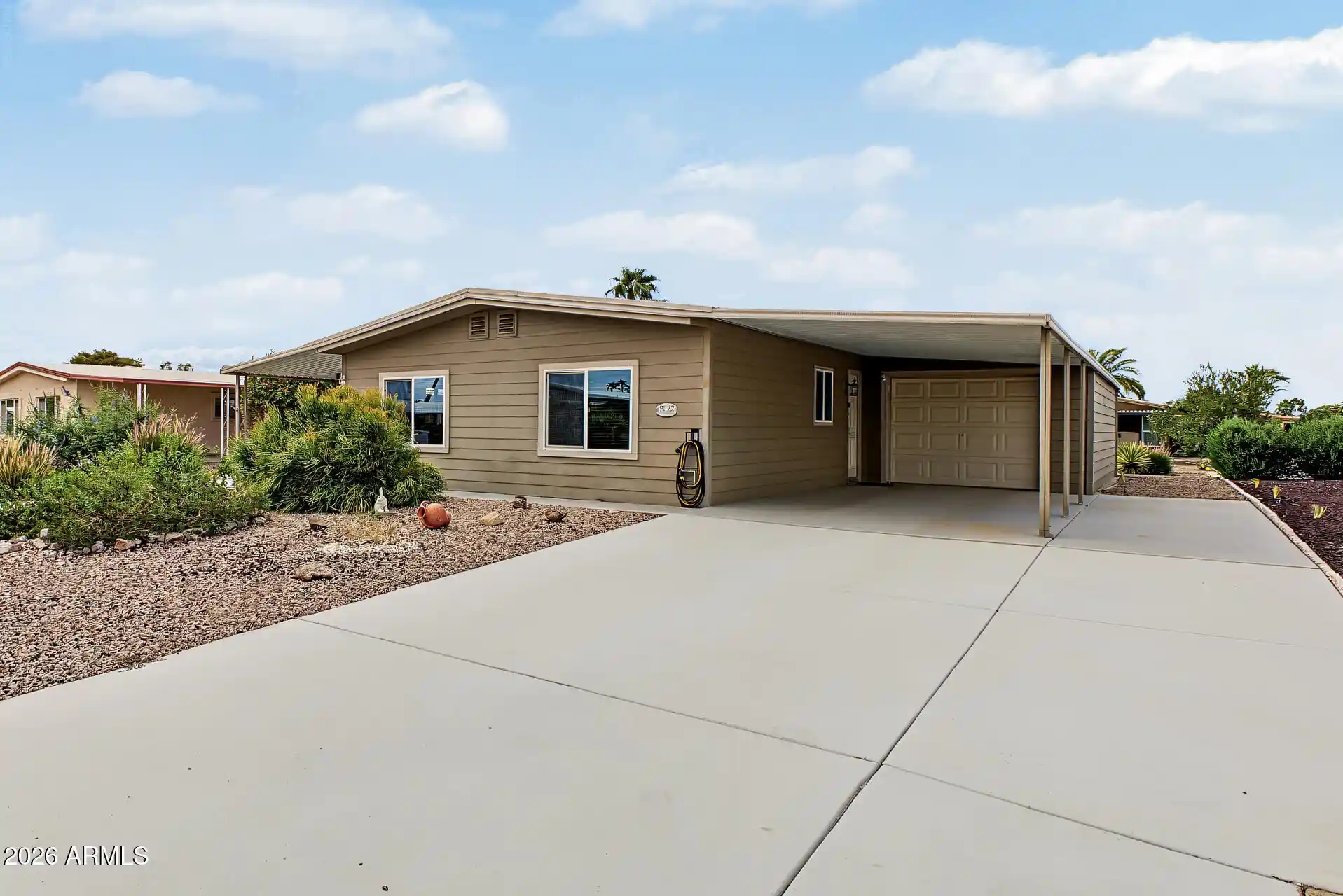 Photo 1 of Manufactured home for sale at 9322 E Olive Ln S, Sun Lakes, AZ 85248 | MLS# 7083481 | Listing updated on 2026-10-27