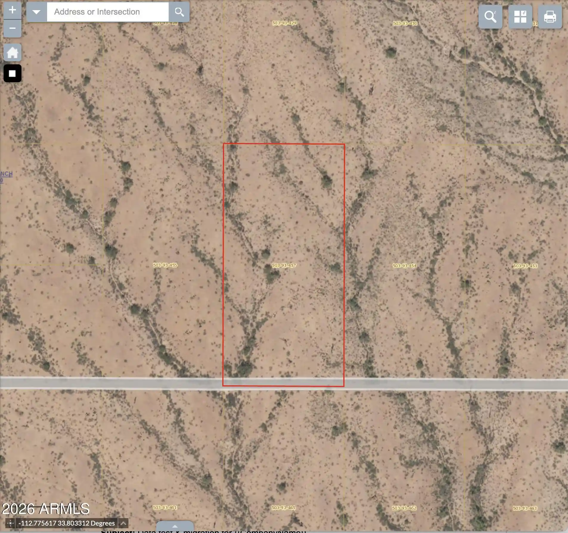 Photo 1 of Land for sale at 0 W Villa Cassandra Way #93, Wittmann, AZ 85361 | MLS# 7080814 | Listing updated on 2026-10-22
