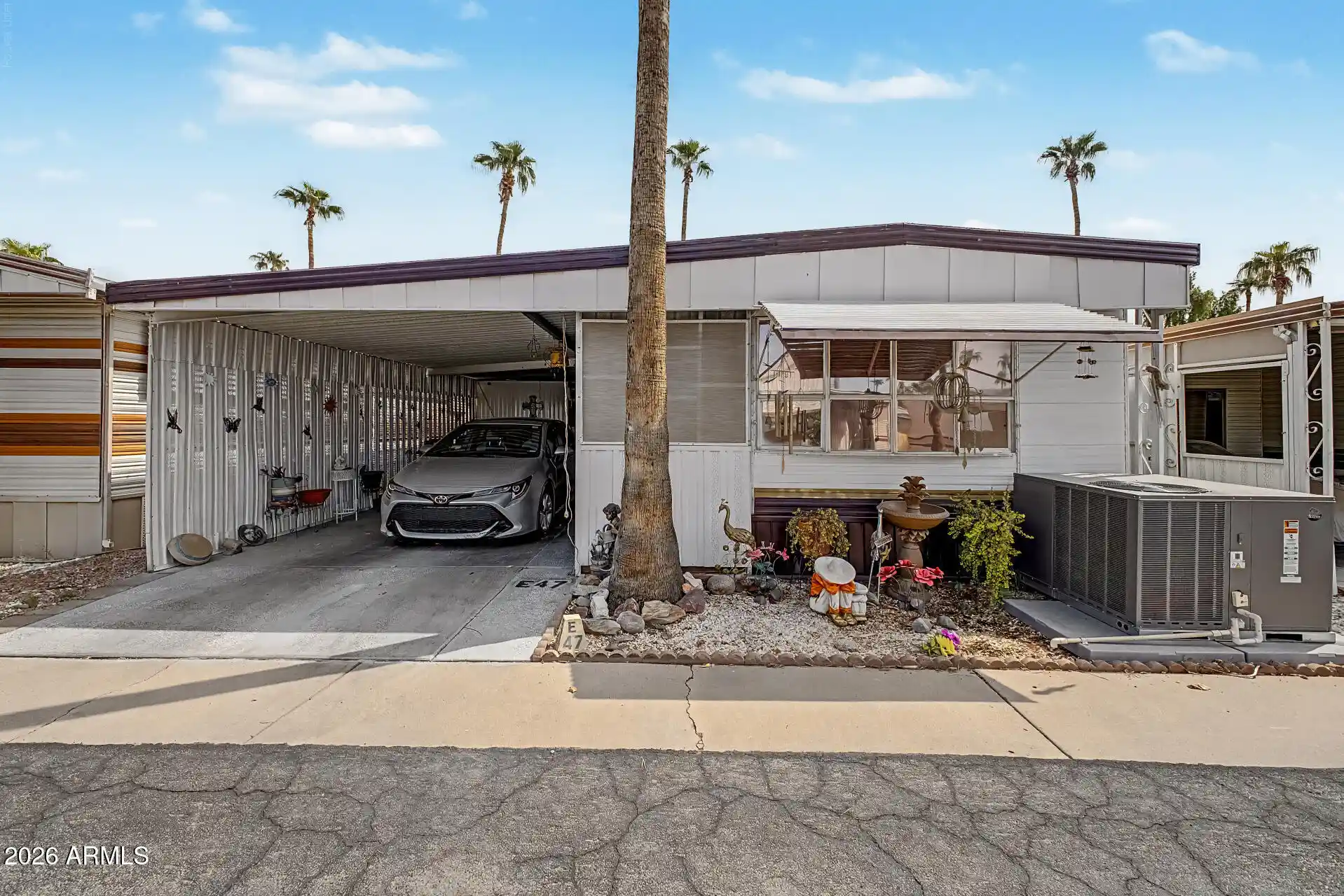 Photo 1 of Manufactured home for sale at 4220 E Main St #E47, Mesa, AZ 85205 | MLS# 7081609 | Listing updated on 2026-09-18
