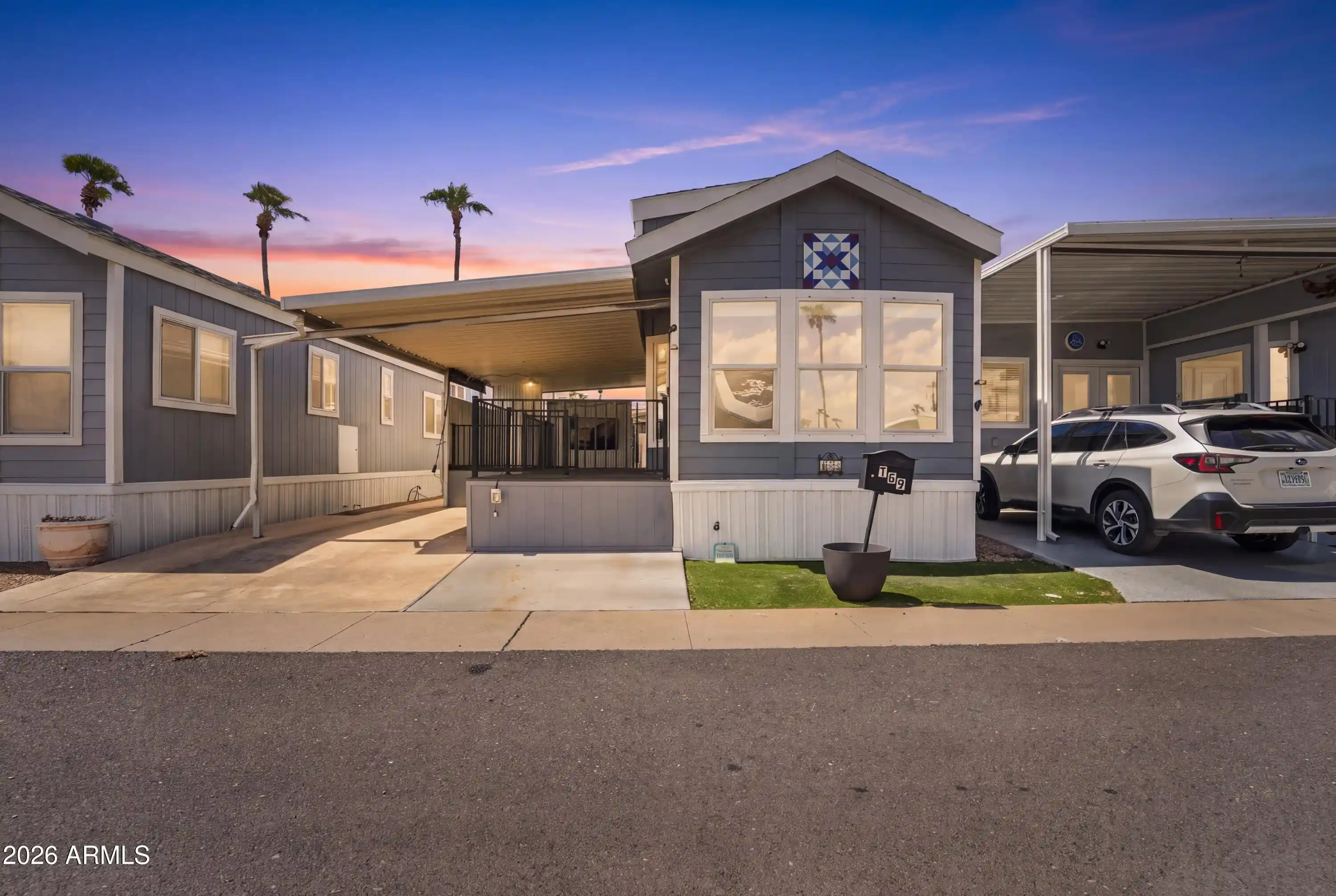 Photo 1 of Manufactured home for sale at 303 N Lindsay Rd #T69, Mesa, AZ 85213 | MLS# 7080809 | Listing updated on 2026-10-08