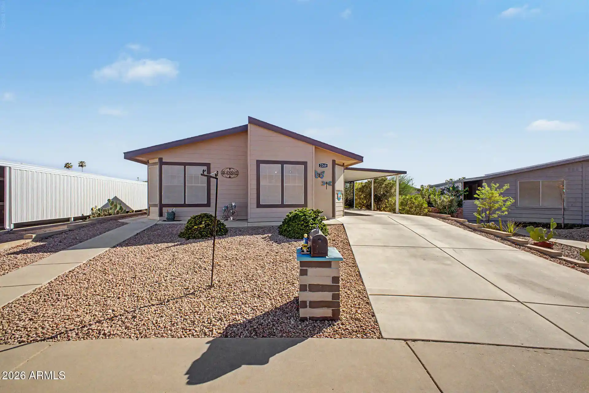 Photo 1 of Manufactured home for sale at 2248 N Floyd Dr, Mesa, AZ 85215 | MLS# 7088048 | Listing updated on 2026-10-21