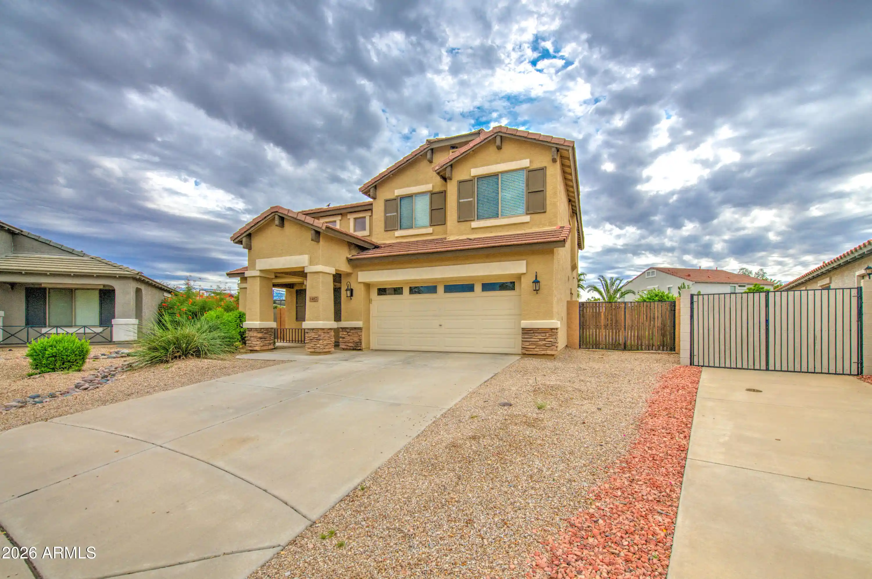 Photo 1 of Single family home for sale at 1487 E Angeline Ave, San Tan Valley, AZ 85140 | MLS# 7087475 | Listing updated on 2026-10-02