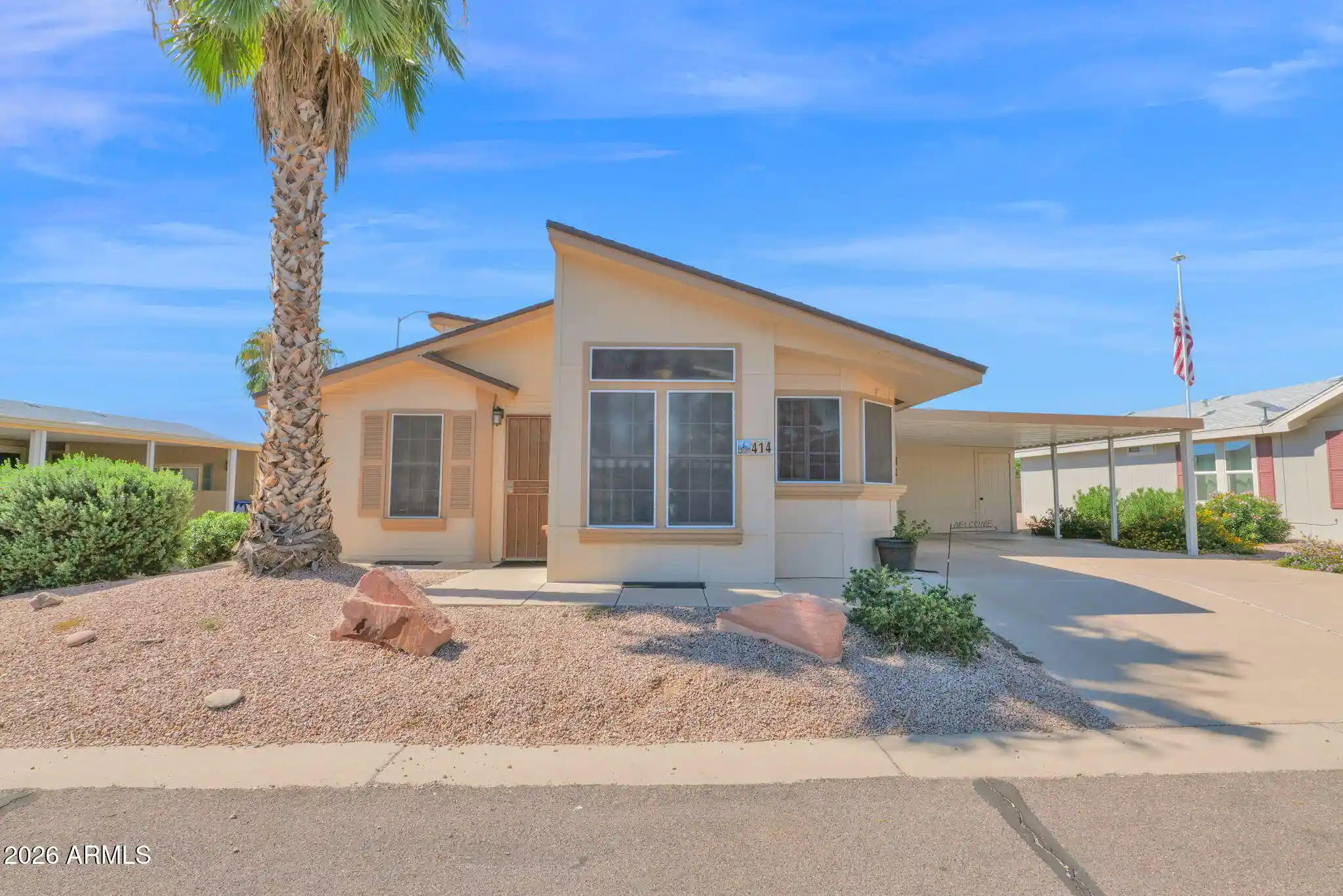 Photo 1 of Manufactured home for sale at 8500 E Southern Ave #414, Mesa, AZ 85209 | MLS# 7086529 | Listing updated on 2026-10-18