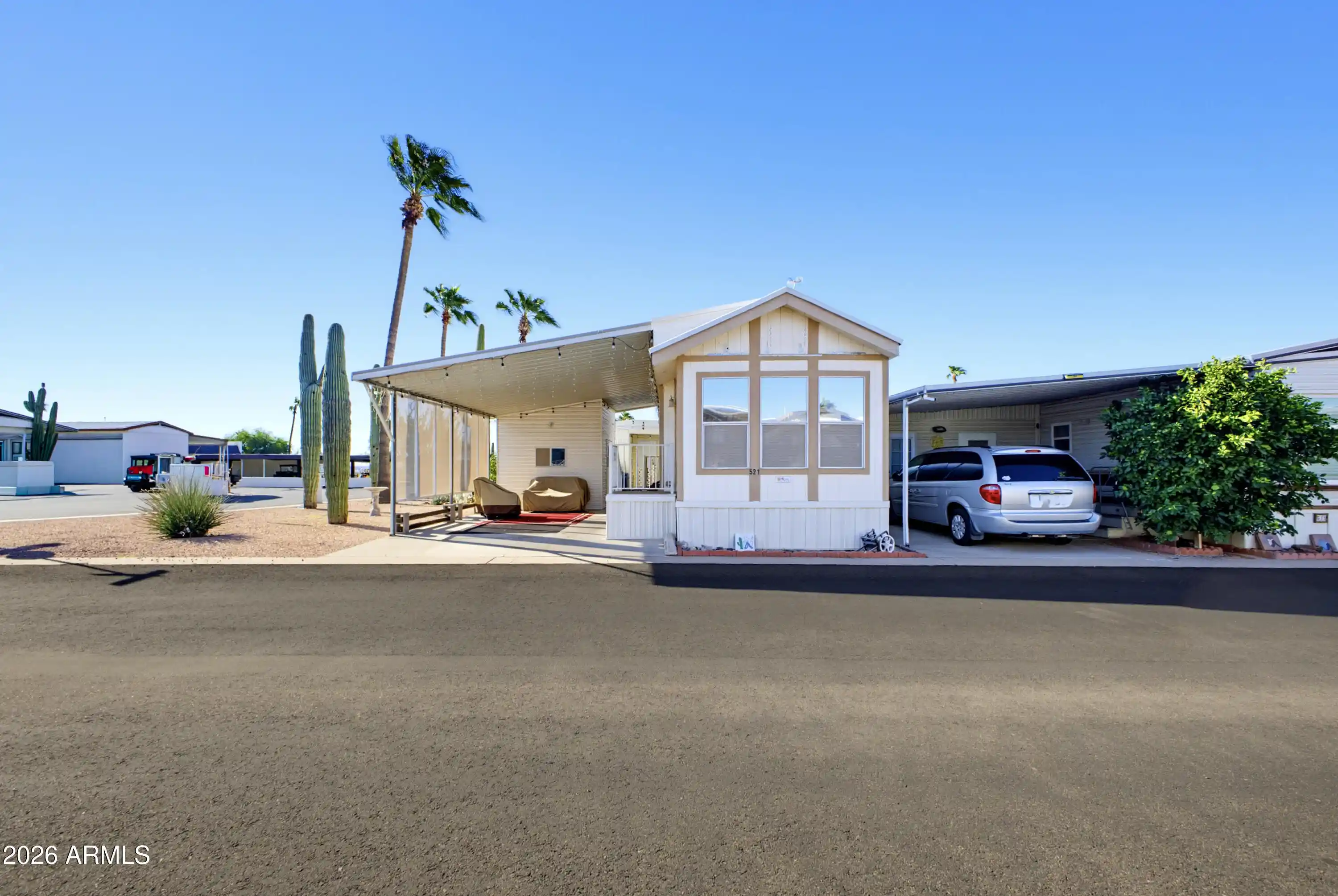 Photo 1 of Manufactured home for sale at 521 E Barrel Cactus Ln, Florence, AZ 85132 | MLS# 7086723 | Listing updated on 2026-10-27
