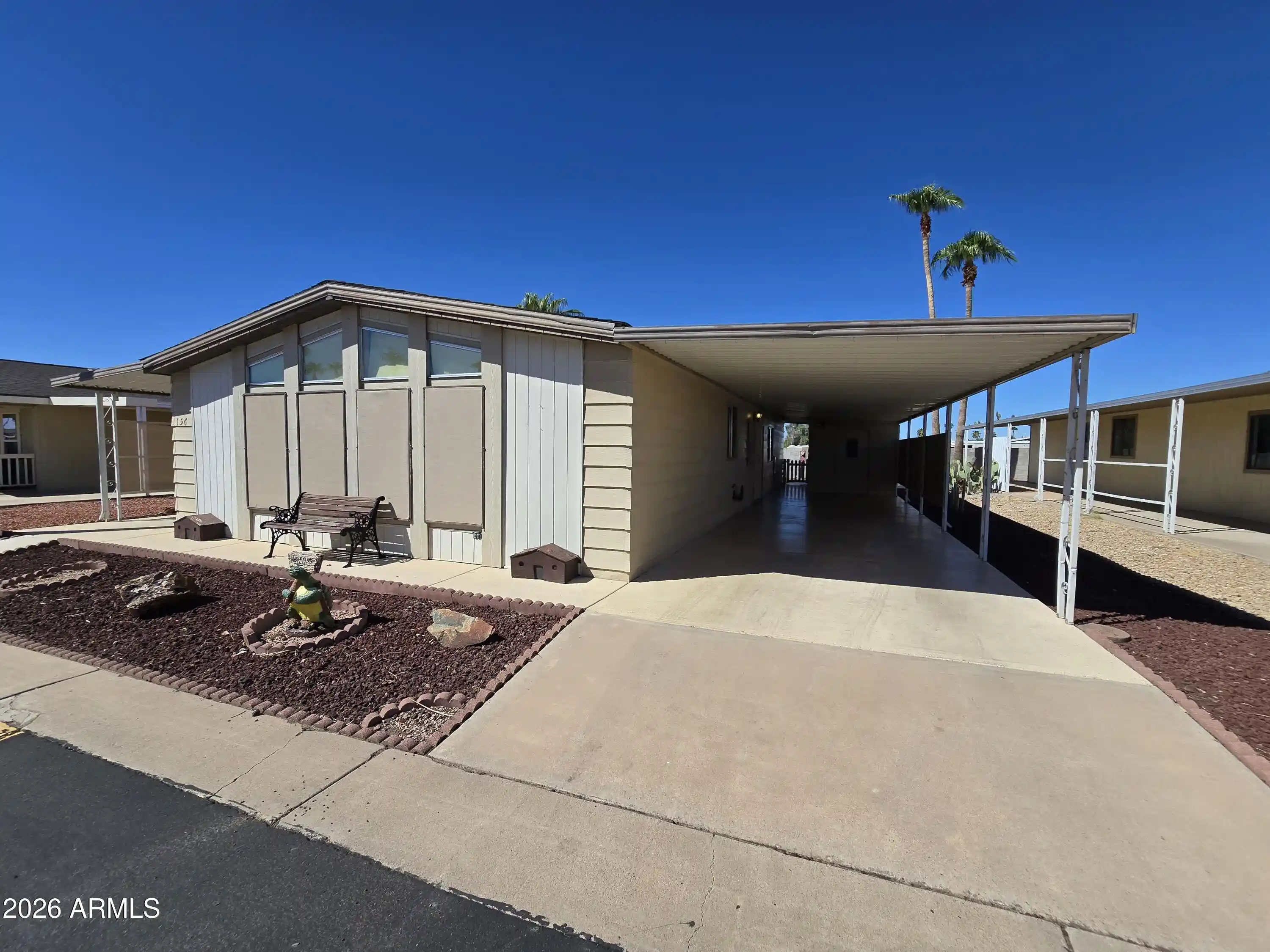 Photo 1 of Manufactured home for sale at 9302 E Broadway Rd #156, Mesa, AZ 85208 | MLS# 7086834 | Listing updated on 2026-09-30