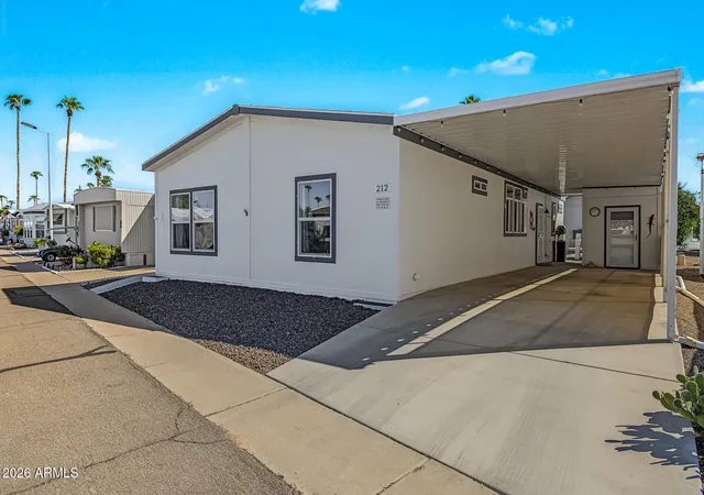 Photo 1 of Manufactured home for sale at 3300 E Broadway Rd #212, Mesa, AZ 85204 | MLS# 7088254 | Listing updated on 2026-10-29
