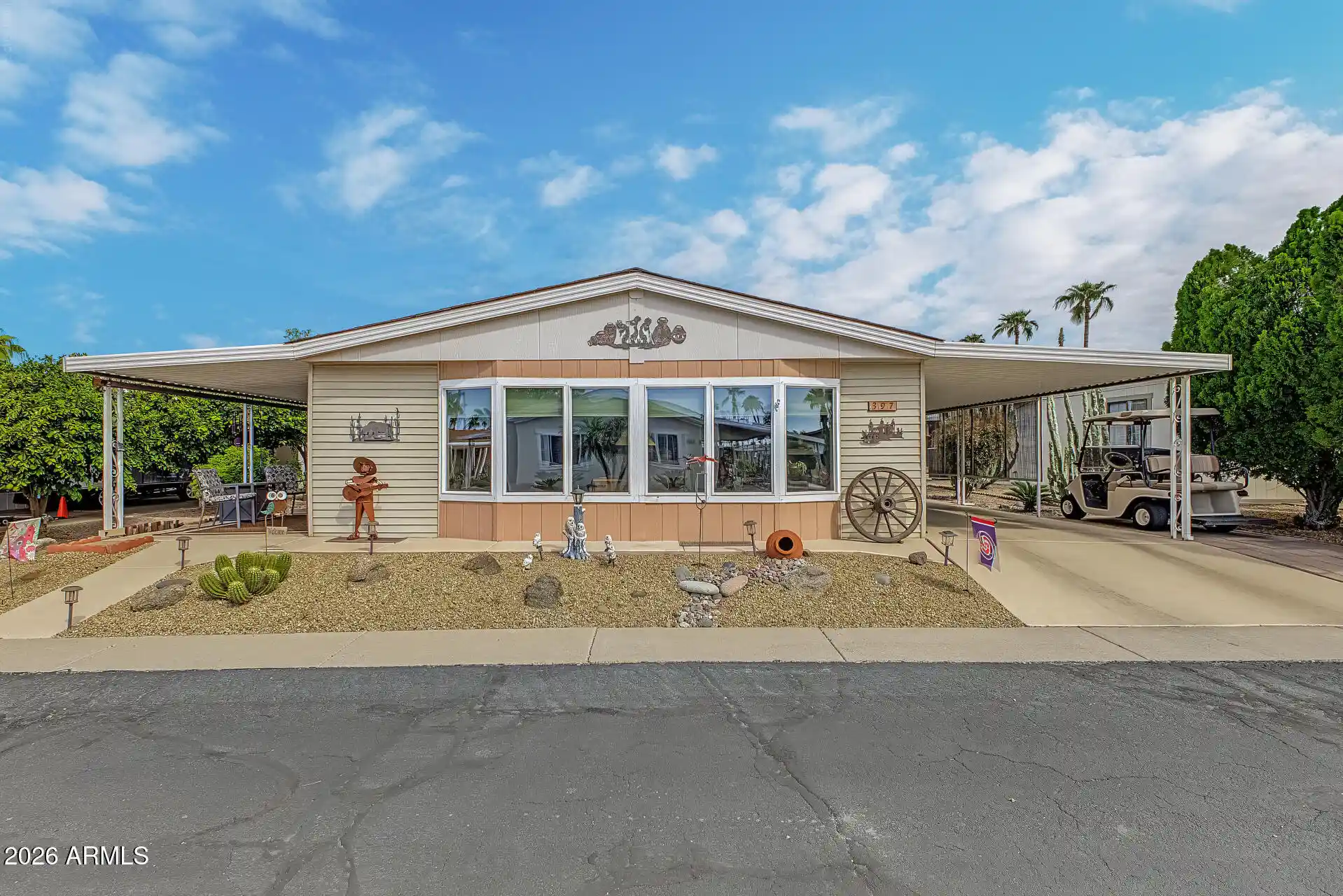 Photo 1 of Manufactured home for sale at 6209 E Mckellips Rd #397, Mesa, AZ 85215 | MLS# 7087287 | Listing updated on 2026-10-25