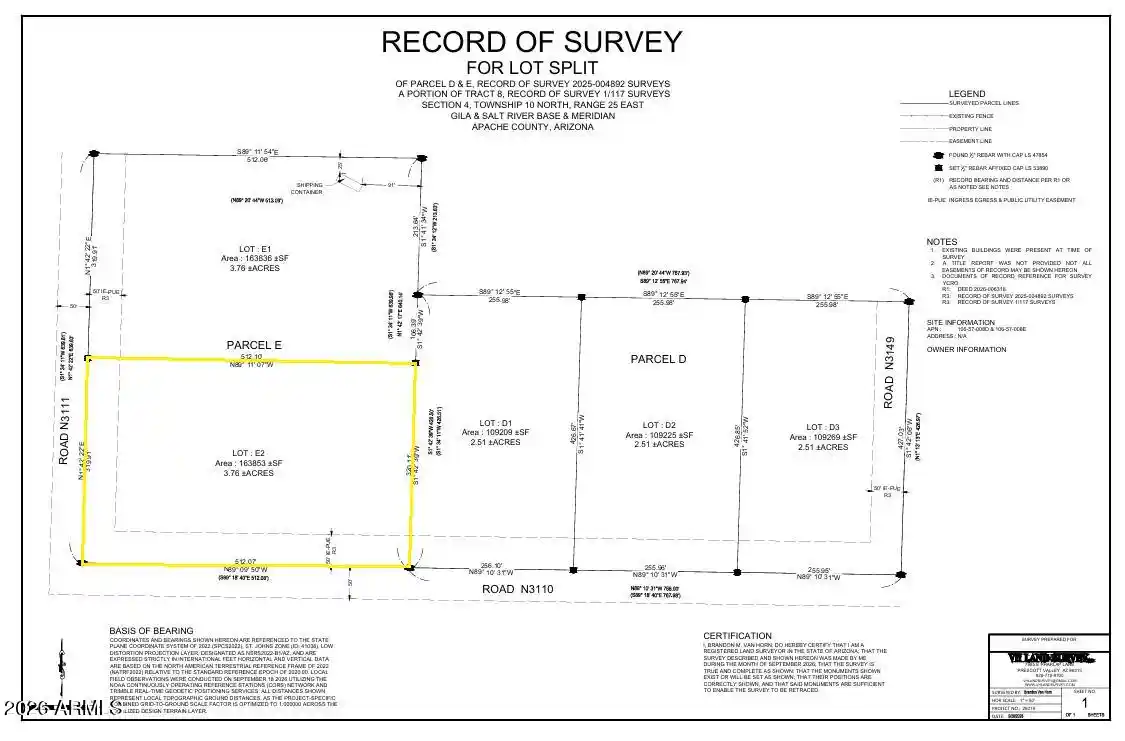 Land for sale at 47 County Rd N3110, Vernon, AZ 85940 | MLS# 7087416