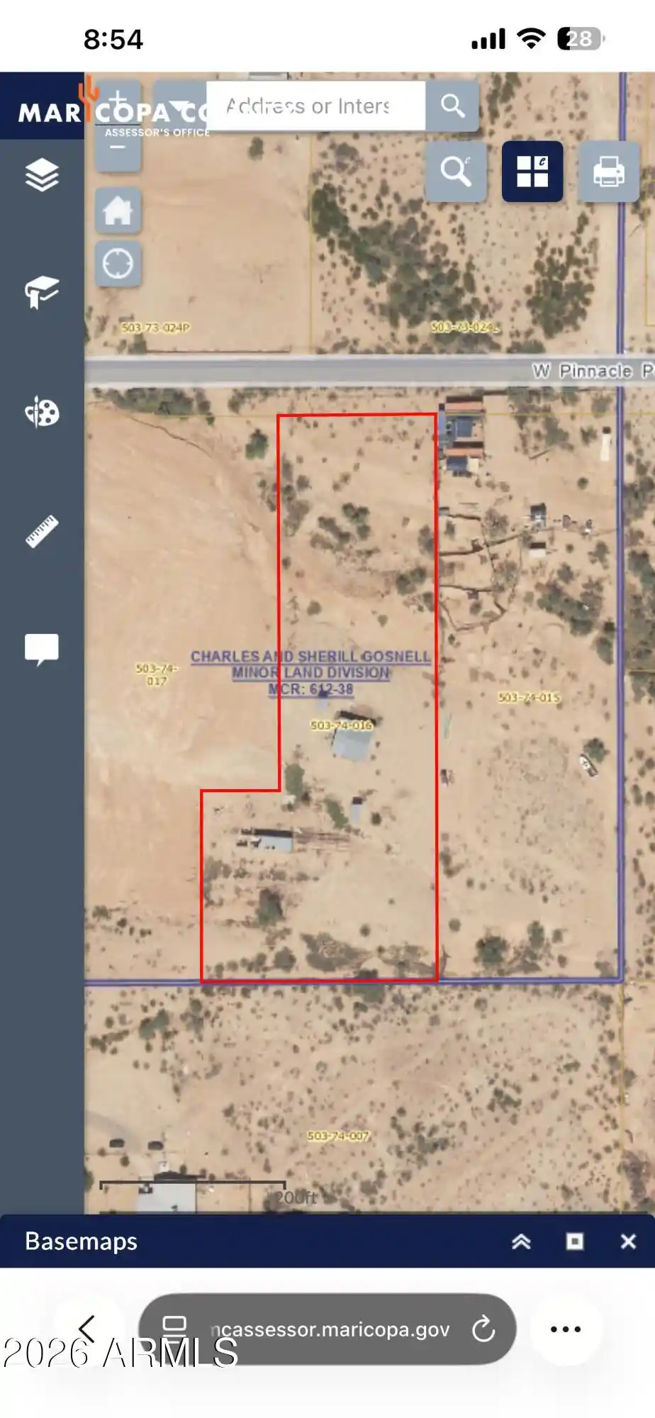 Land for sale at 18635 W Pinnacle Peak Rd, Surprise, AZ 85387 | MLS# 7090165