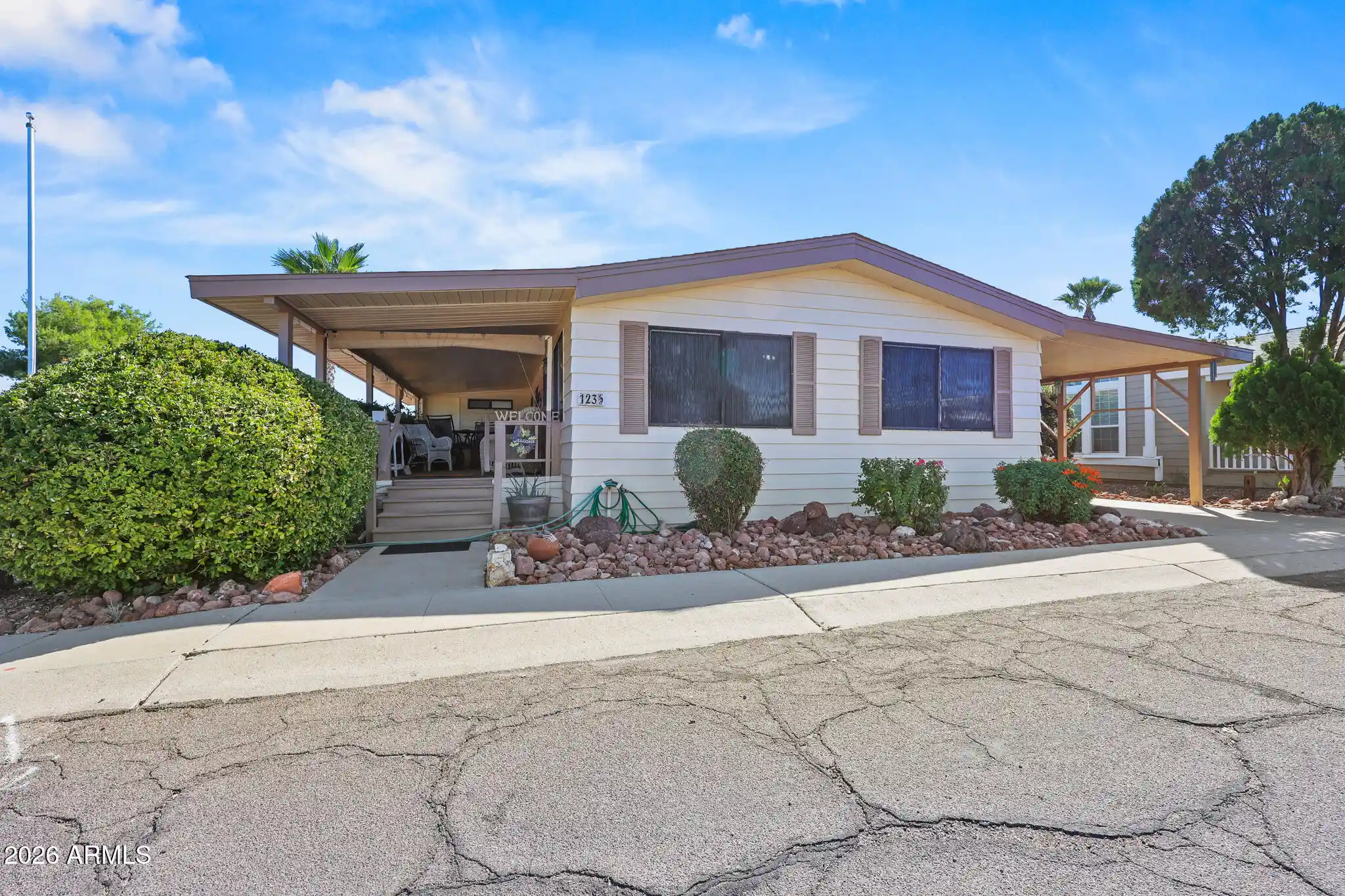 Photo 1 of Manufactured home for sale at 2501 W Wickenburg Way #123, Wickenburg, AZ 85390 | MLS# 7092395 | Listing updated on 2026-10-12