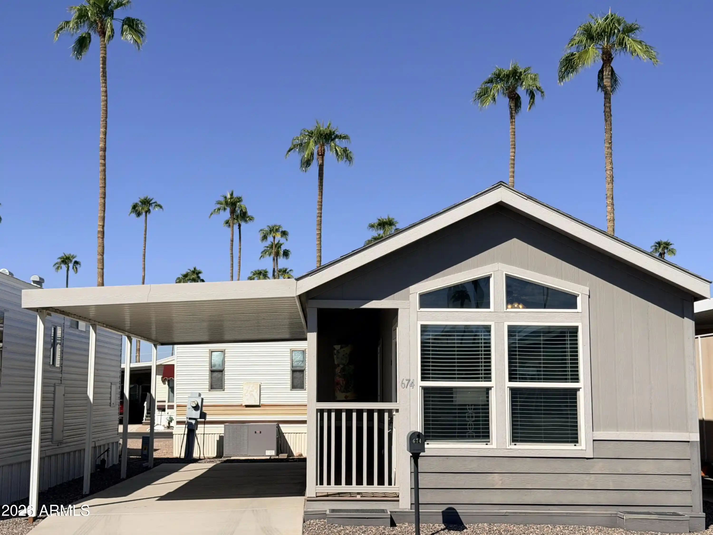 Photo 1 of Manufactured home for sale at 2929 E Main 9879982 St #674, Mesa, AZ 85213 | MLS# 7090321 | Listing updated on 2026-10-07