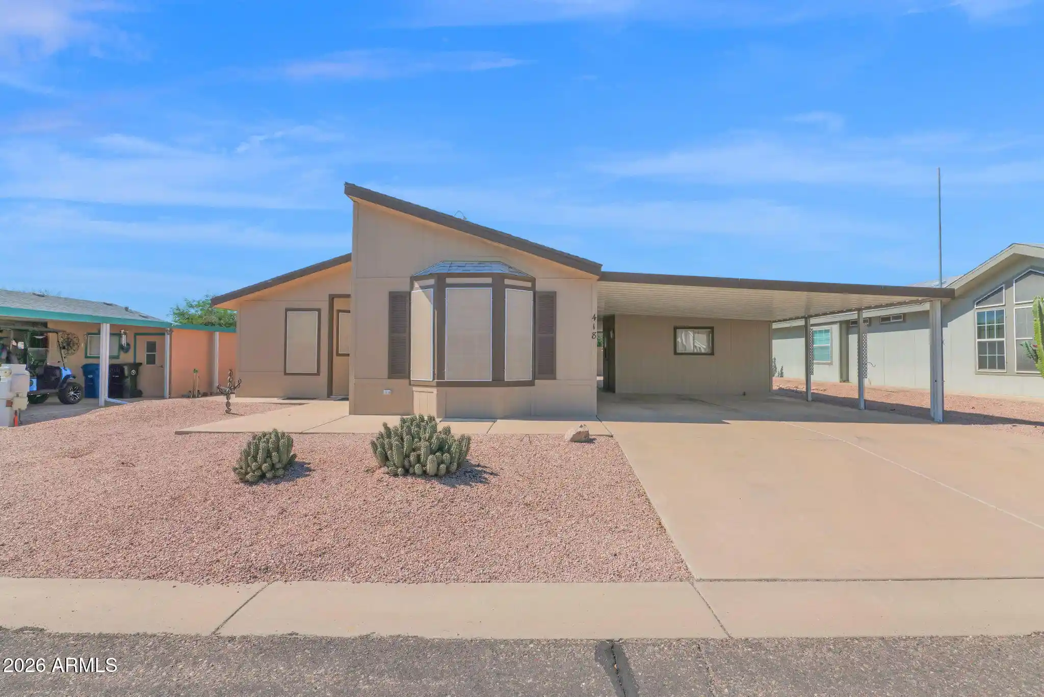 Photo 1 of Manufactured home for sale at 8500 E Southern Ave #418, Mesa, AZ 85209 | MLS# 7091155 | Listing updated on 2026-10-18