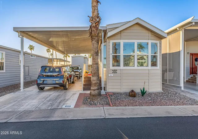 Photo 1 of Manufactured home for sale at 16501 N El Mirage Rd #233, Surprise, AZ 85378 | MLS# 7091632 | Listing updated on 2026-10-27