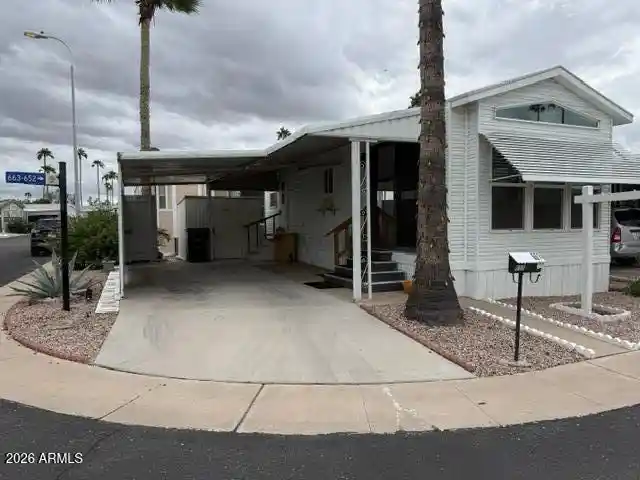 Photo 1 of Manufactured home for sale at 2929 E Main St #652, Mesa, AZ 85213 | MLS# 7093059 | Listing updated on 2026-10-27