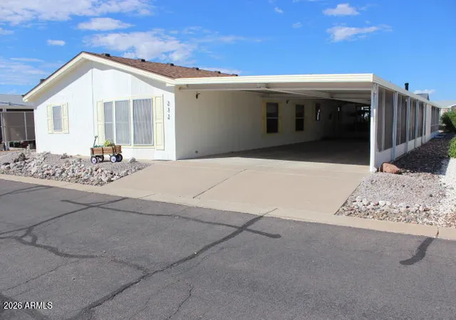 Photo 1 of Manufactured home for sale at 2400 E Baseline Ave #232, Apache Junction, AZ 85119 | MLS# 7092050 | Listing updated on 2026-10-29