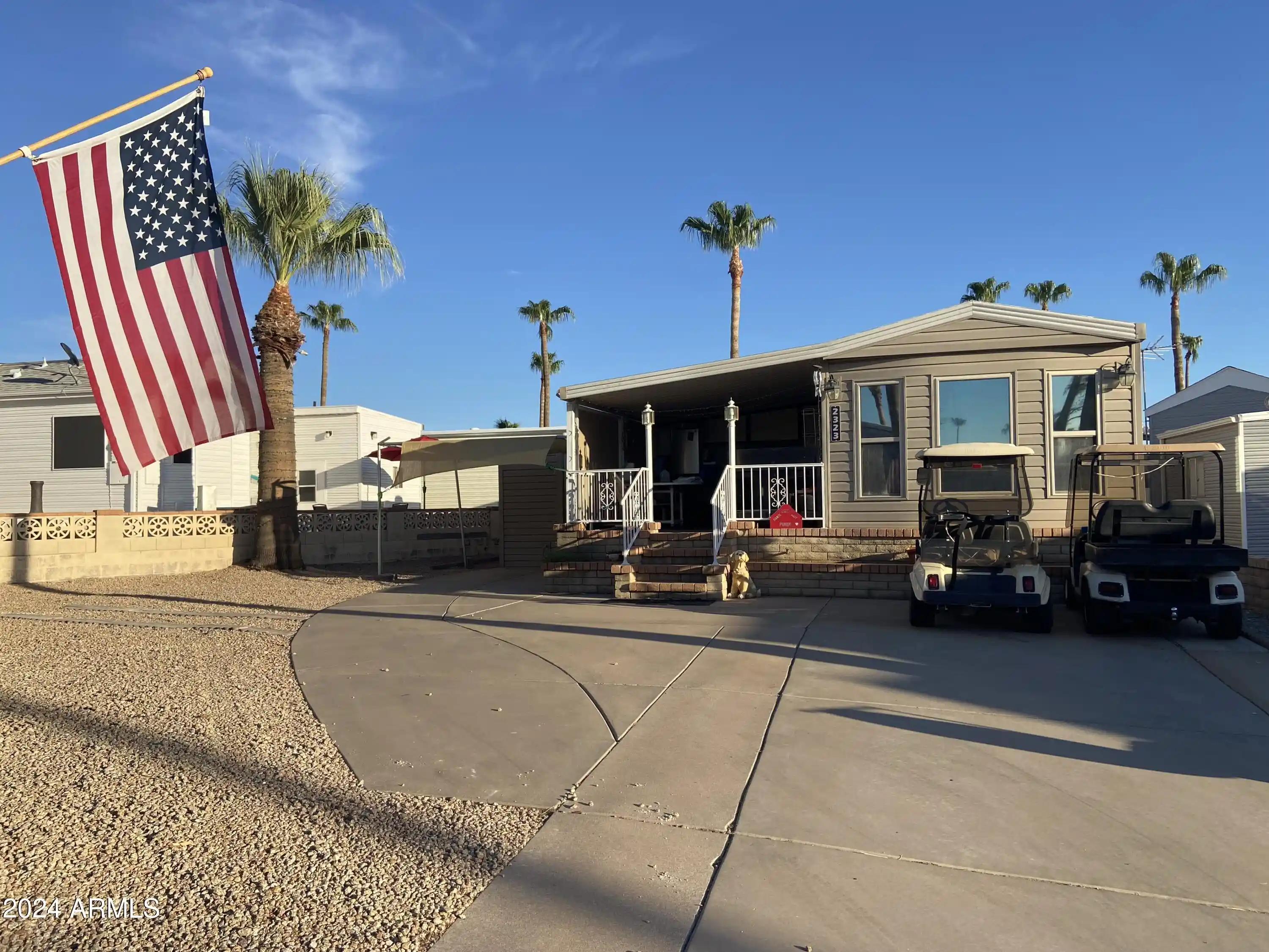 Photo 1 of Manufactured home for sale at 2323 W Pomo Ave, Apache Junction, AZ 85120 | MLS# 7092271 | Listing updated on 2026-10-11