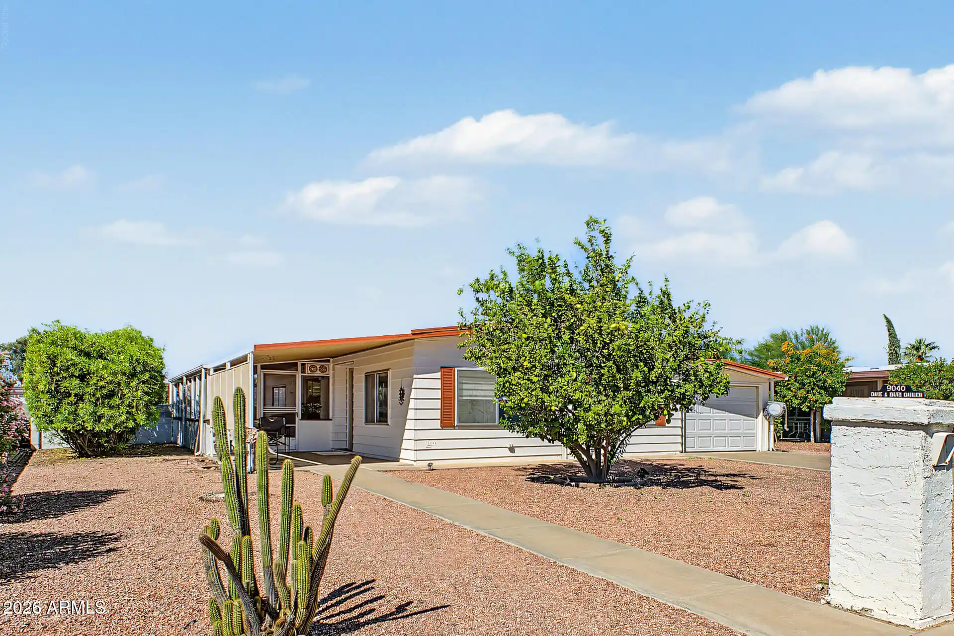 Photo 1 of Manufactured home for sale at 9040 E Cactus Ln N, Sun Lakes, AZ 85248 | MLS# 7094754 | Listing updated on 2026-10-29