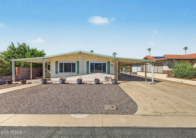 Photo 1 of Manufactured home for sale at 3160 E Main St #120, Mesa, AZ 85213 | MLS# 7095678 | Listing updated on 2026-10-28