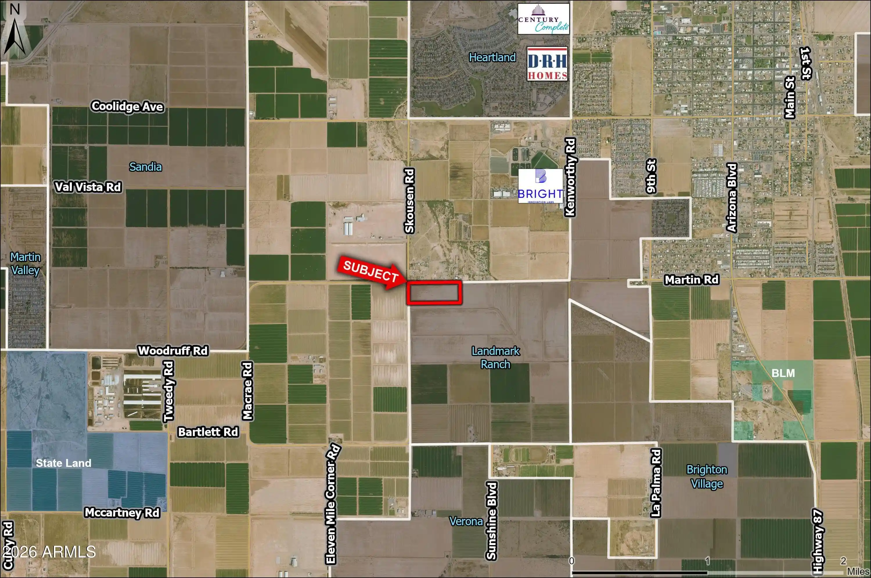 Land for sale at 0 E Martin Rd, Coolidge, AZ 85128 | MLS# 7092933