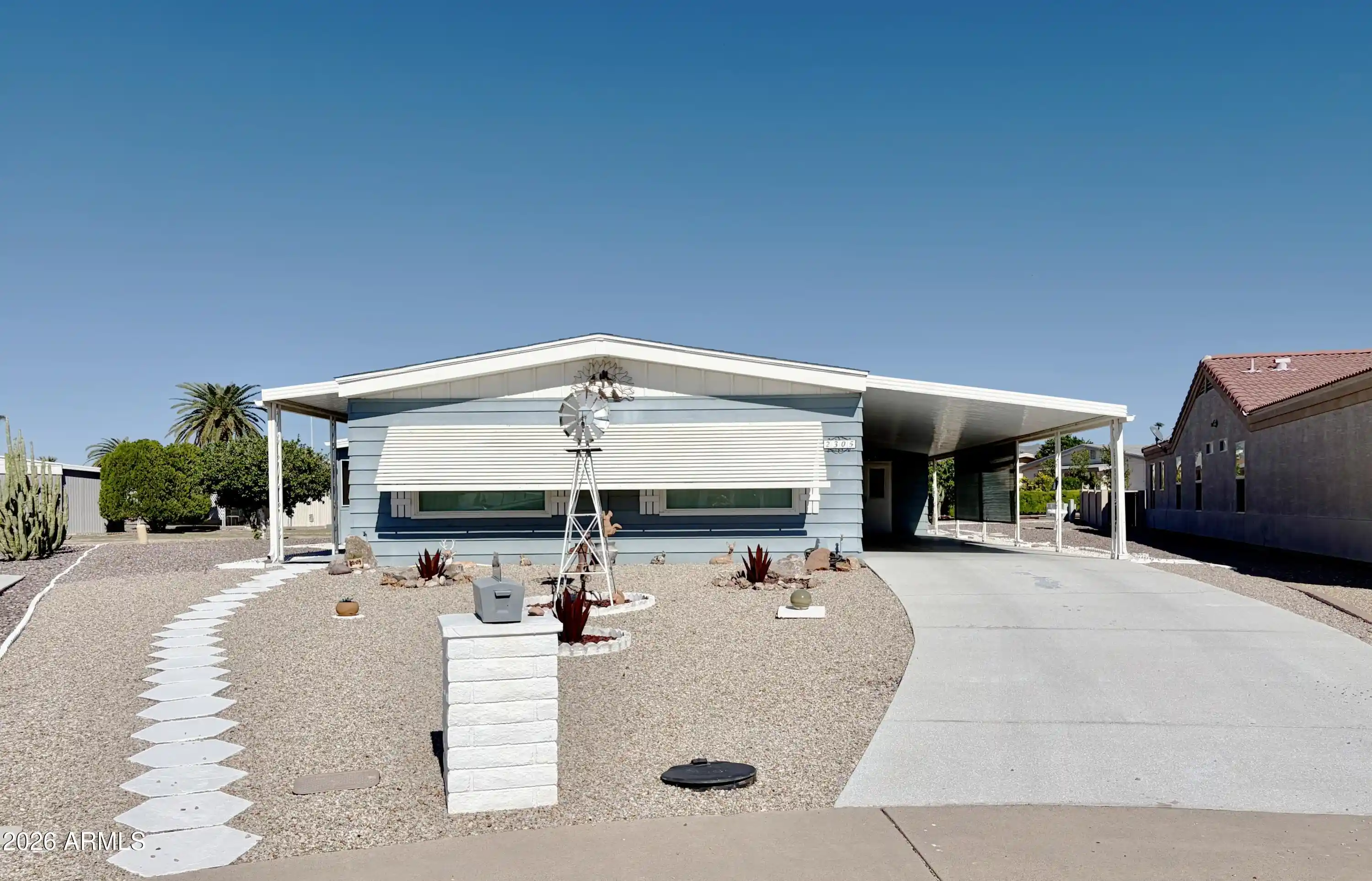 Photo 1 of Manufactured home for sale at 2305 N Floyd Dr, Mesa, AZ 85215 | MLS# 7095614 | Listing updated on 2026-10-19