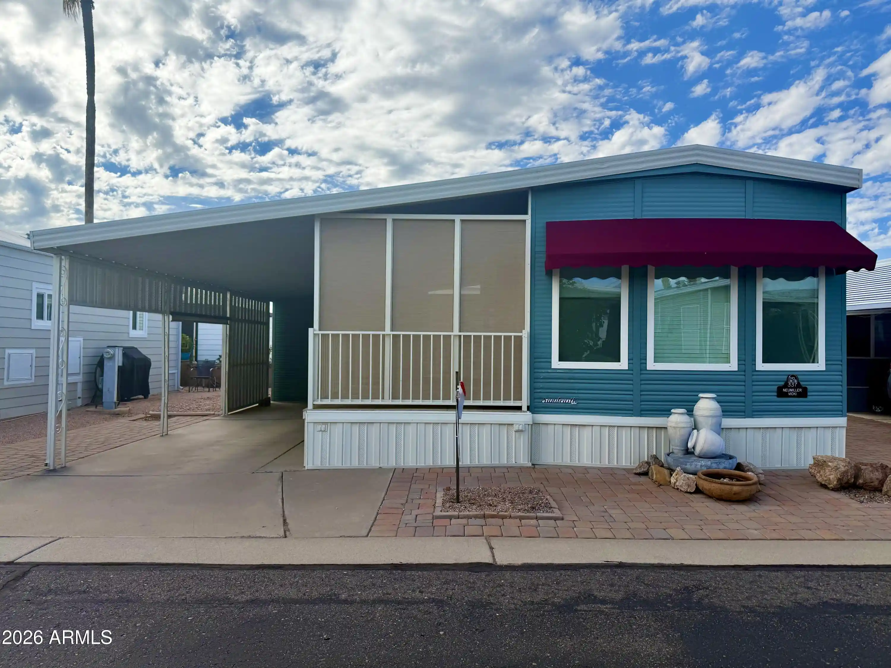 Photo 1 of Manufactured home for sale at 7750 E Broadway Rd #337, Mesa, AZ 85208 | MLS# 7094283 | Listing updated on 2026-10-25