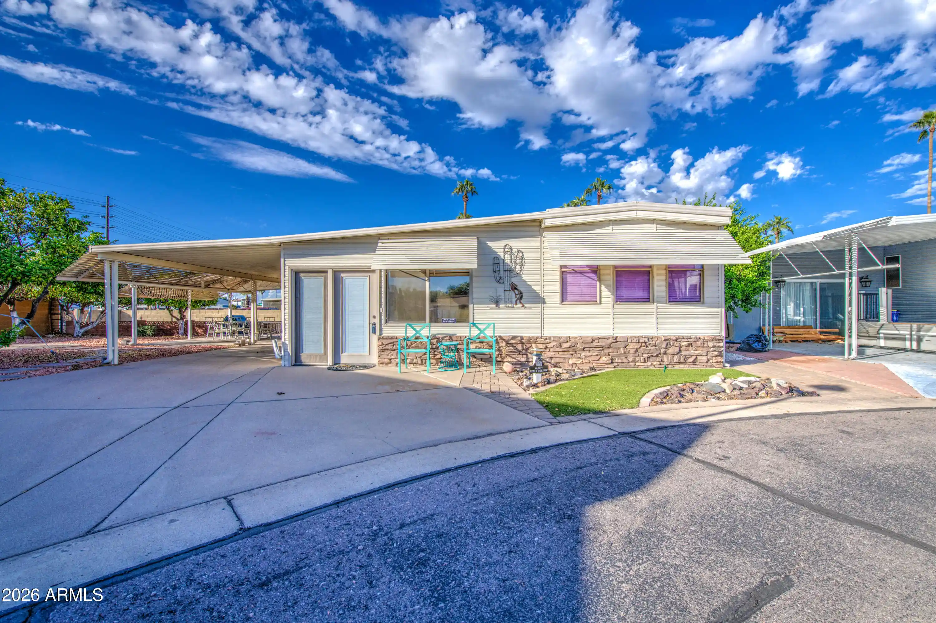Photo 1 of Manufactured home for sale at 7750 E Broadway Rd #689, Mesa, AZ 85208 | MLS# 7096845 | Listing updated on 2026-10-22