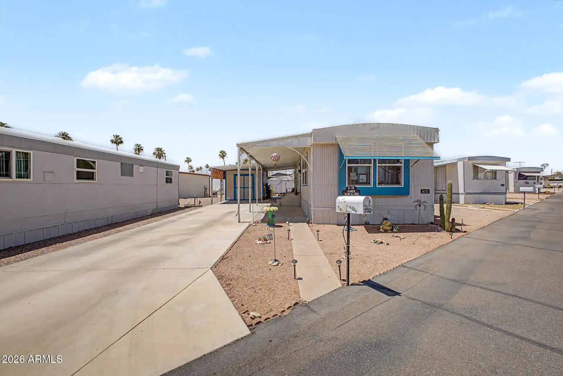 Photo 1 of Manufactured home for sale at 10712 E Apache Trl #A15, Apache Junction, AZ 85120 | MLS# 7094728 | Listing updated on 2026-10-17
