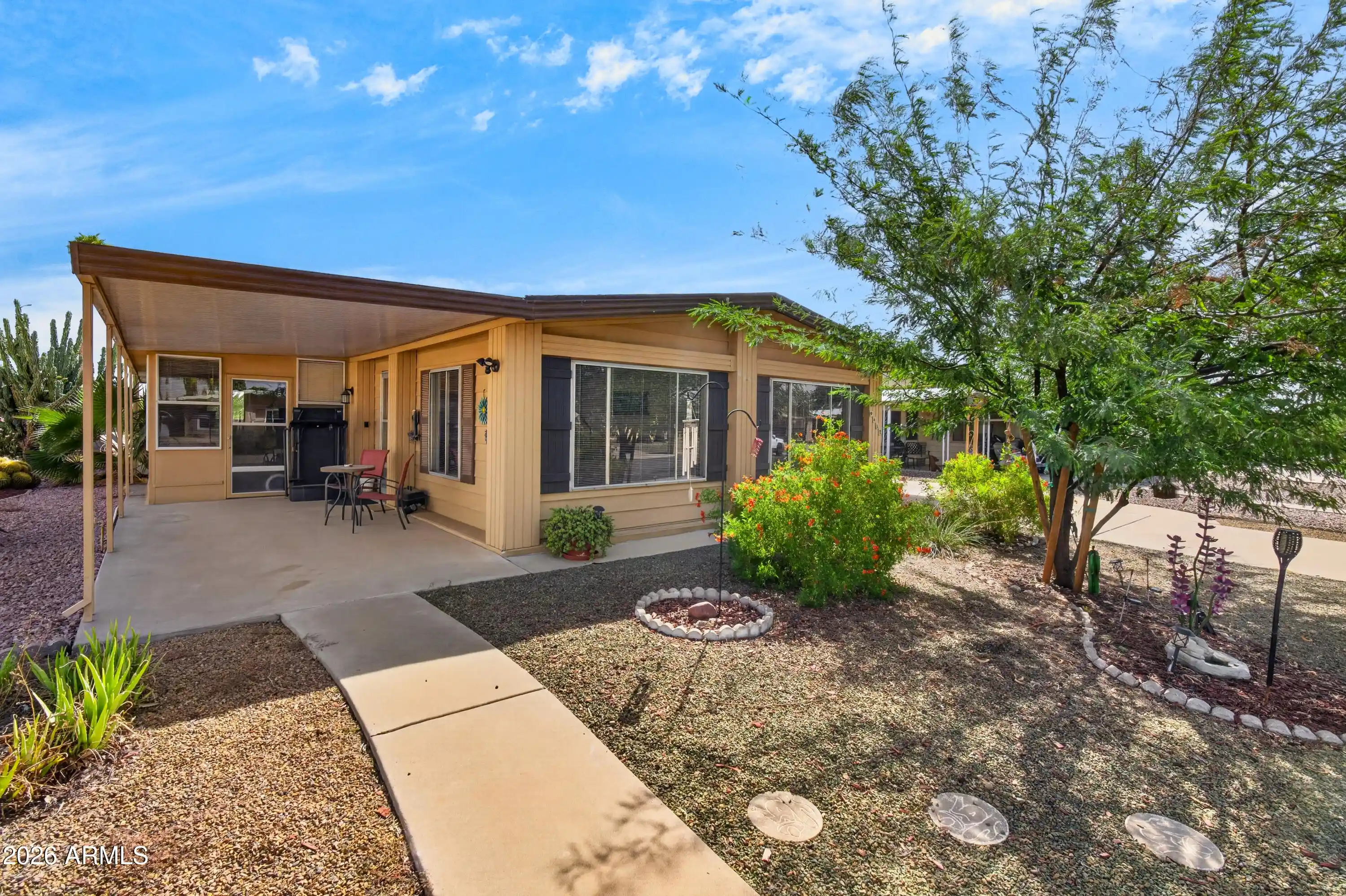 Photo 1 of Manufactured home for sale at 9417 E Olive Ln, Sun Lakes, AZ 85248 | MLS# 7095830 | Listing updated on 2026-10-26