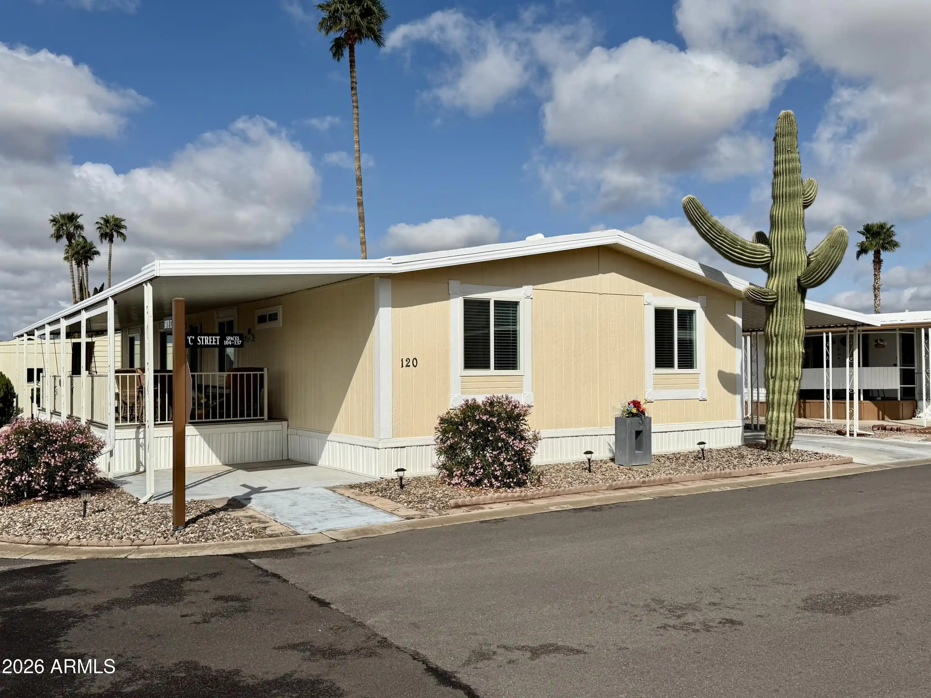 Photo 1 of Manufactured home for sale at 11101 E University Dr #120, Apache Junction, AZ 85120 | MLS# 7095640 | Listing updated on 2026-10-19