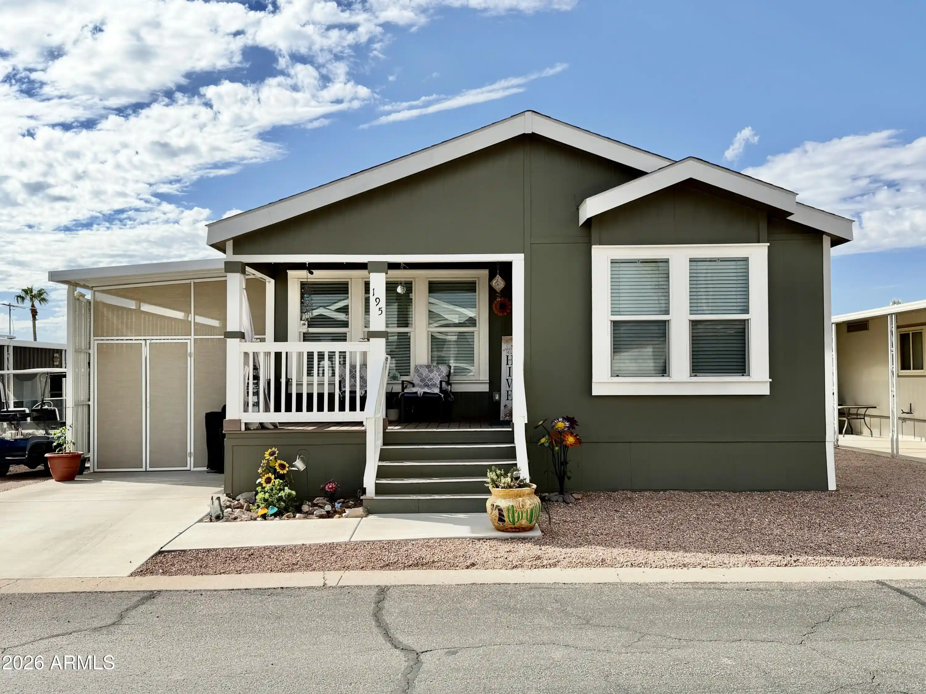 Photo 1 of Manufactured home for sale at 11101 E University Dr #195, Apache Junction, AZ 85120 | MLS# 7095970 | Listing updated on 2026-10-22