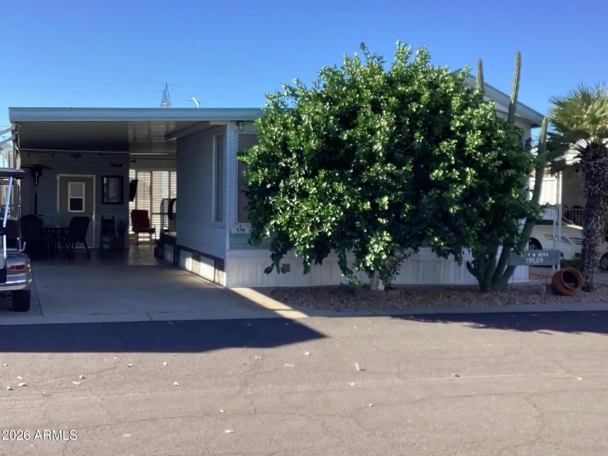 Photo 1 of Manufactured home for sale at 8700 E University Dr #519, Mesa, AZ 85207 | MLS# 7096292 | Listing updated on 2026-10-29