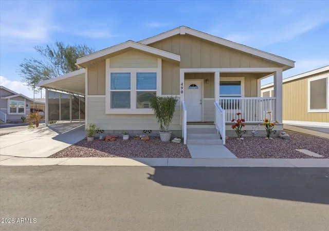 Photo 1 of Manufactured home for sale at 17506 W Van Buren St #490, Goodyear, AZ 85338 | MLS# 7098632 | Listing updated on 2026-10-28