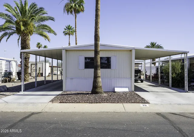Photo 1 of Manufactured home for sale at 2100 N Trekell Rd #70, Casa Grande, AZ 85122 | MLS# 7098999 | Listing updated on 2026-10-28
