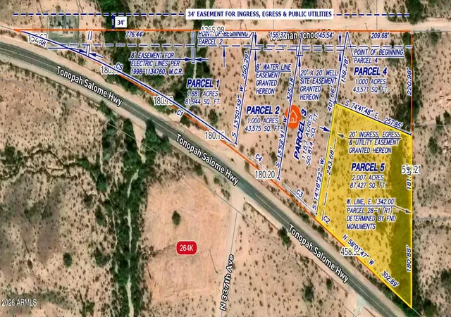 Photo 1 of Land for sale at 33710 W Salome Hwy #Parcel 5, Tonopah, AZ 85354 | MLS# 7099758 | Listing updated on 2026-10-29