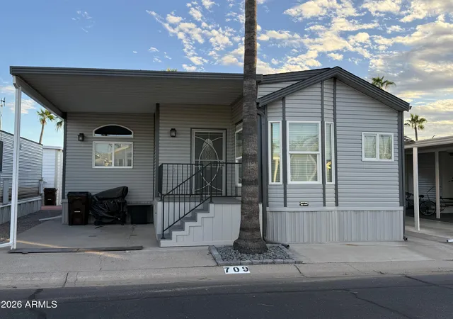 Manufactured home for sale at 709 S Felspar Dr, Apache Junction, AZ 85119 | MLS# 7100362
