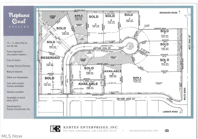Photo 2 of Land for sale at S/l 2 Neptune Oval, Solon, OH 44139 | MLS# 4245081 | Listing updated on 2026-08-28