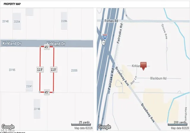 Photo 1 of Land for sale at Kirkland Rd, Bedford, OH 44146 | MLS# 5231481 | Listing updated on 2026-07-28
