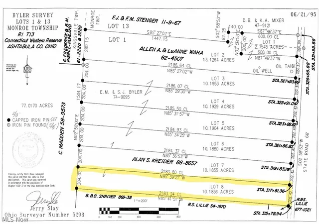 Photo 2 of Land for sale at Vl State Rd, Kingsville, OH 44048 | MLS# 5238372 | Listing updated on 2026-08-21