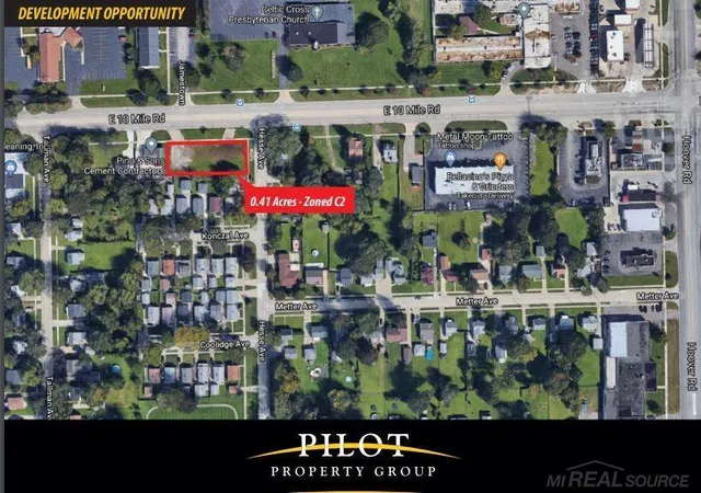 Photo 1 of Land for sale at 11370 10 Mile Rd, Warren, MI 48089 | MLS# 58050118379 | Listing updated on 2026-06-08